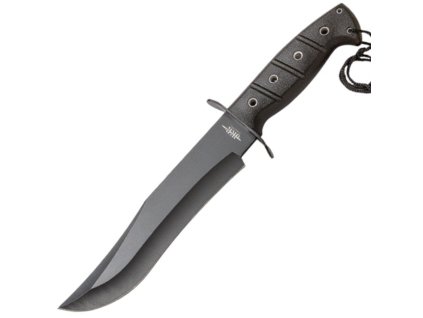 JKR Taktisches Messer mit Parierelement Guerrillero, 19,5 cm, ABS, Schwarz  