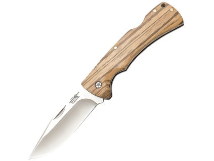 JKR Klappmesser, 8,8 cm, Zebrano-Holz  