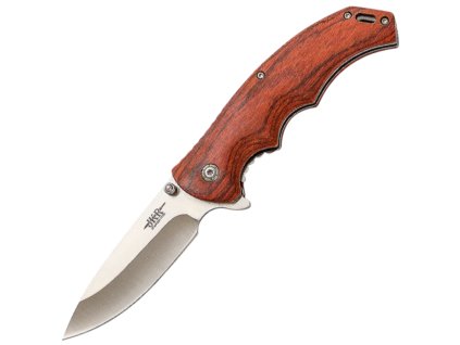 JKR Klappmesser, 8,2 cm, Rotes Holz  