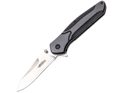 JKR PRO Klappmesser, 8,1 cm, G10 und Carbon, Schwarz  