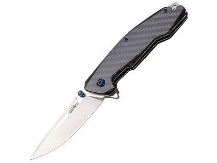 JKR PRO Klappmesser, 8,2 cm, G10 und Carbon, Schwarz  