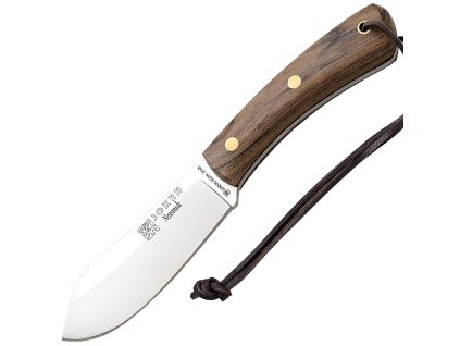 Joker Nessmuk - Bushcraftmesser, 11 cm, Walnussholz  