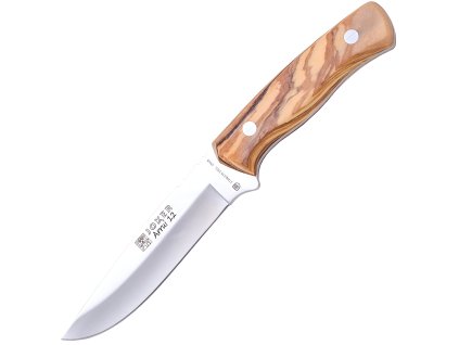 Joker Arrui 12 - Bushcraftmesser, 12 cm, Olivenholz  