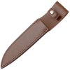 JKR Taktisches Messer, 18 cm, Leder, Schwarz-Braun