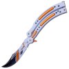 JKR Butterflymesser, 10 cm, Counter Strike GO, Orange-Lila  