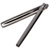 JKR Faltmesser Vierkant, 8,2 cm, Schwarz