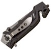 JKR PRO Klappmesser, 8,7 cm, Titan, Gummiertes Aluminium, Schwarz-Grau  