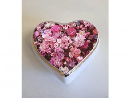 Urne Herz Mini-Blumen