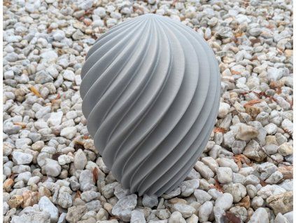 Design-Urne | Silber-Metallic
