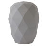 Facetten-Urne | Naturbeige