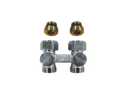 H-šroubení přímé, uzavíratelné, VK (#1376602 H-šroubení přímé HERZ-3000, uzavíratelné, VK, Dimenze Rp 1/2" x G 3/4" E)