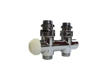 H-armatura DE LUXE přímá H3000-TS, uzavíratelná s termostatickým ventilem (#S369241 H-armatura DE LUXE přímá H3000-TS, uzavíratelná s termostatickým ventilem- chrom)