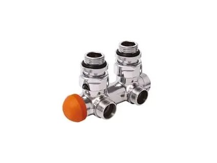 H-armatura DE LUXE rohová H3000-TS, uzavíratelná s termostatickým ventilem (#S369141 H-armatura DE LUXE rohová H3000-TS, uzavíratelná s termostatickým ventilem - chrom)