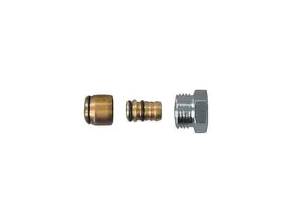 Přechodka na plastovou trubku Rp1/2" (#1609201 Přechodka pro připojení plastových trubek Rp1/2"x16x2, Dimenze 16 x 2)