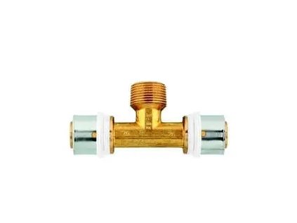 T-kus s vnějším závitem (#P722651 T-kus s vnějším závitem, Dimenze DN 26 x 3 - 1/2 - 26 x 3)