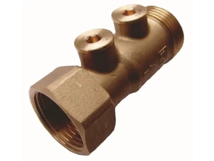 Zpětná klapka s kontrolními vývody (EA) (#1262302 Zpětná klapka s kontrolními vývody, Dimenze DN20, PN 16, kvs 3,6)