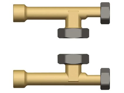 Přípojovací čerpadlová sada z měděného potrubí, 1 pár s připojovacími maticemi G 1 pro čerpadla (#3F53225 Přípojovací čerpadlová sada z měděného potrubí, 1 pár s připojovacími maticemi G 1 pro čerpadla)
