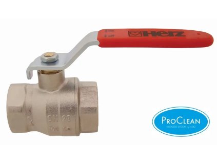 Kulový kohout HERZCULES, připojení F/F ovládání páka ocel (#1220122 Kulový kohout HERZCULES - páka ocel, F-F, PN 25, Dimenze DN20, PN 25)