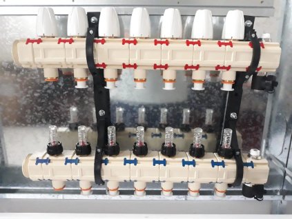 Set PUSH 65  rozdělovače/sběrače (#PUSH2V Set PUSH 65 rozdělovače/sběrače, 2-okruhový, Sada 2-okruhová)