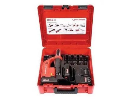 Akumulátorová lisovačka Rothenberger ROMAX Compact TT Set Basic (#SB1000002116 ROMAX Compact TT SetBasic 2x 2,0Ah, čelisti TH16,20,26,32)