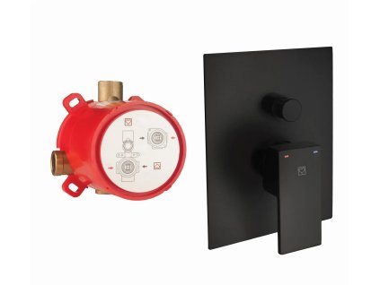 SQ 00362B - baterie podomítková černá (#UH00362B Baterie podomítková černá, SQ 00362B, Design černá)