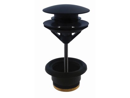 16009B - vpusť umyvadlová, klik-klak (#UH16009B Vpusť umyvadlová, klik-klak, černá, 16009B, Design černá)