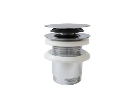 16007 - vpusť umyvadlová, klik - klak (#UH16007 Vpusť umyvadlová, klik - klak, chrom, G1 1/4", 16007, Design chrom)