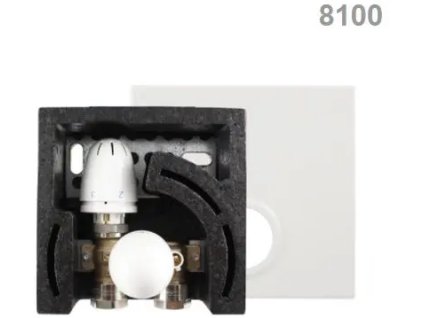 HERZ FLOORFIX COMPACT RTL (#1810030 Regulační sada FLOORFIX Compact, kryt bílý, Dimenze 3/4")