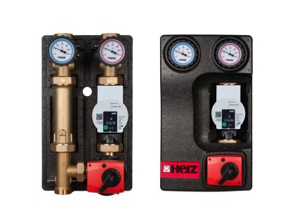 Směšovaná čerpadlová skupina PUMPFIX MIX DN32 (#1451427 PUMPFIX MIX, čerpadlo PARA 30-180/6-43/SC-12, trojcestný směšovací ventil bez obtoku, DN32, kvs: 16 m3/h, Dimenze DN32, kvs 16,0)