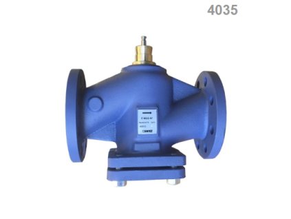 Dvoucestný řídící ventil PN25 (#F403540 Dvoucestný řídící ventil  přírubový  DN 15 , kvs:1  PN25, Dimenze 15, kvs 1)