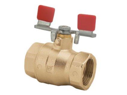 Kulový kohout - motýl, vniřní-vnitřní závit (#1220631 Kulový kohout - motýl, vniřní-vnitřní závit, Dimenze DN 15, PN 25)