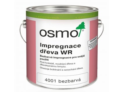 IMPREGNACE DŘEVA WR 4001 bezbarvá 2,5 l