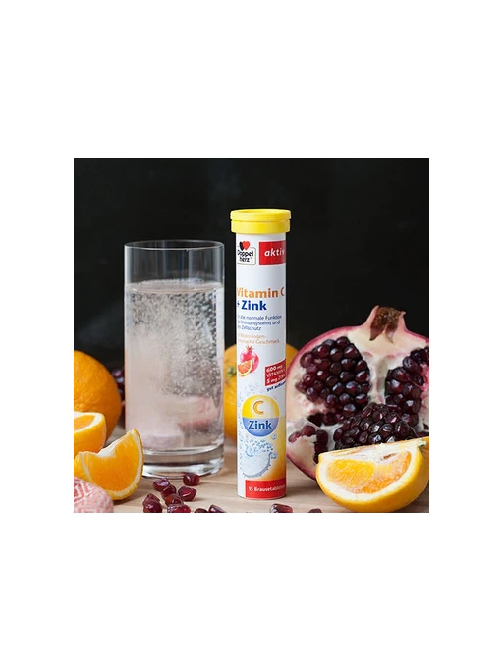 Šumivé tablety vitamin C + Zinek - HERZPHARM.CZ s.r.o.