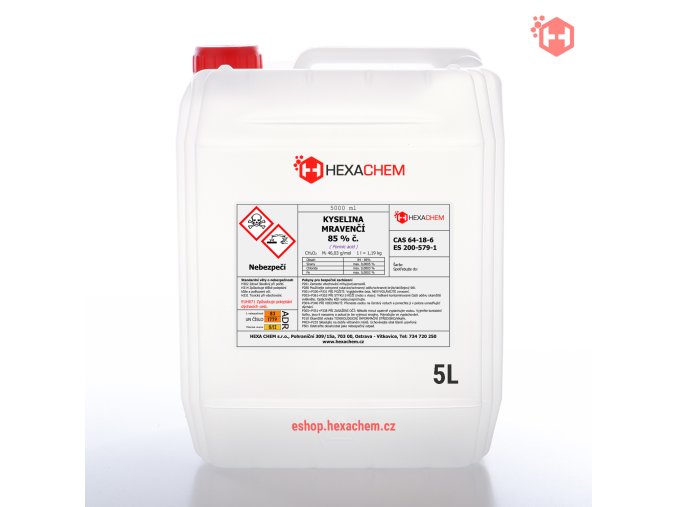Kyselina mravenčí 85 % č. * - 5000 ml