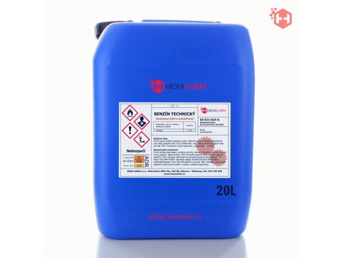 Benzín technický 20 l