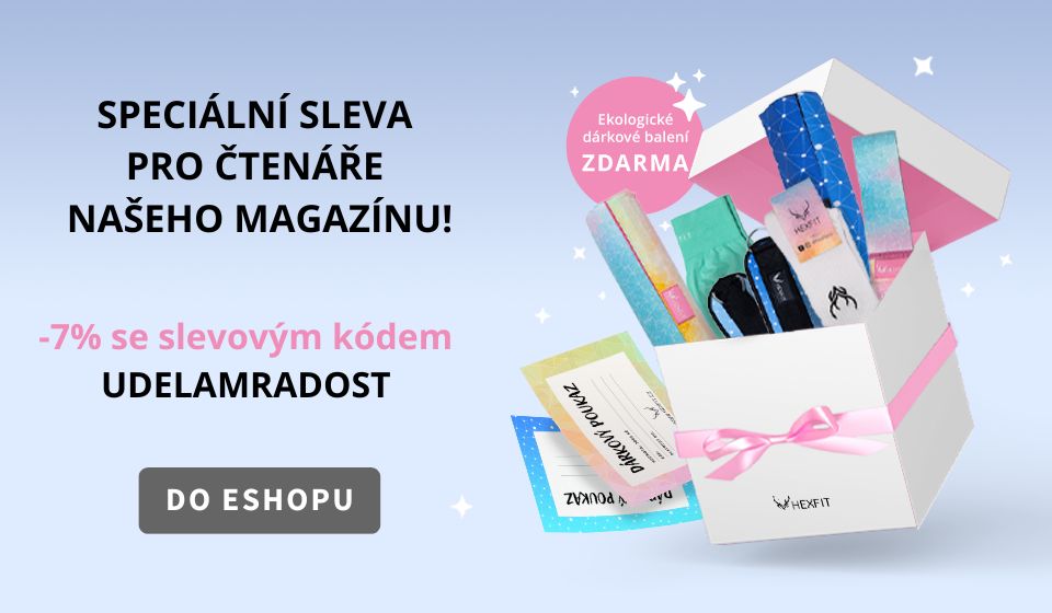 fitness dárky pro ženy slevový kód hexfit