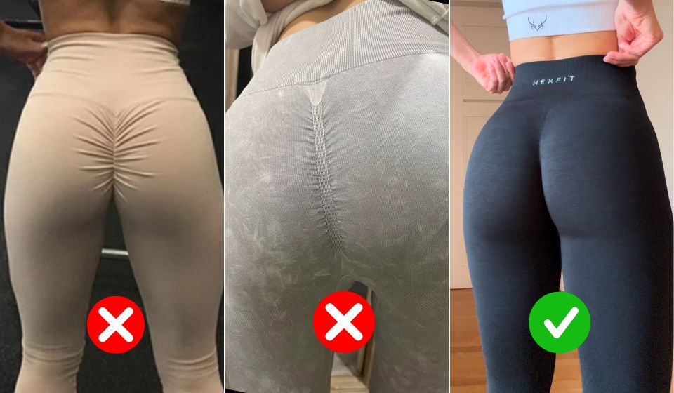 nejlepší legíny s řasením na zadku