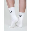 bílé vysoké ponožky dámské