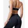 fitness legíny push up efekt, černé, HEXFIT