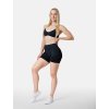 černé kraťasy s vysokým pasem dámské, HEXFIT