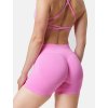 push up kraťasy fitness, růžové