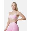 růžová sportovní podprsenka push up, HEXFIT
