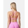 růžová sportovní podprsenka push up, HEXFIT