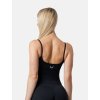 sportovní tílko s integrovanou podprsenkou, černé, HEXFIT