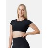 sportovní crop top černý, HEXFIT