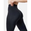 černé neprůsvitné legíny s vysokým pasem, HEXFIT
