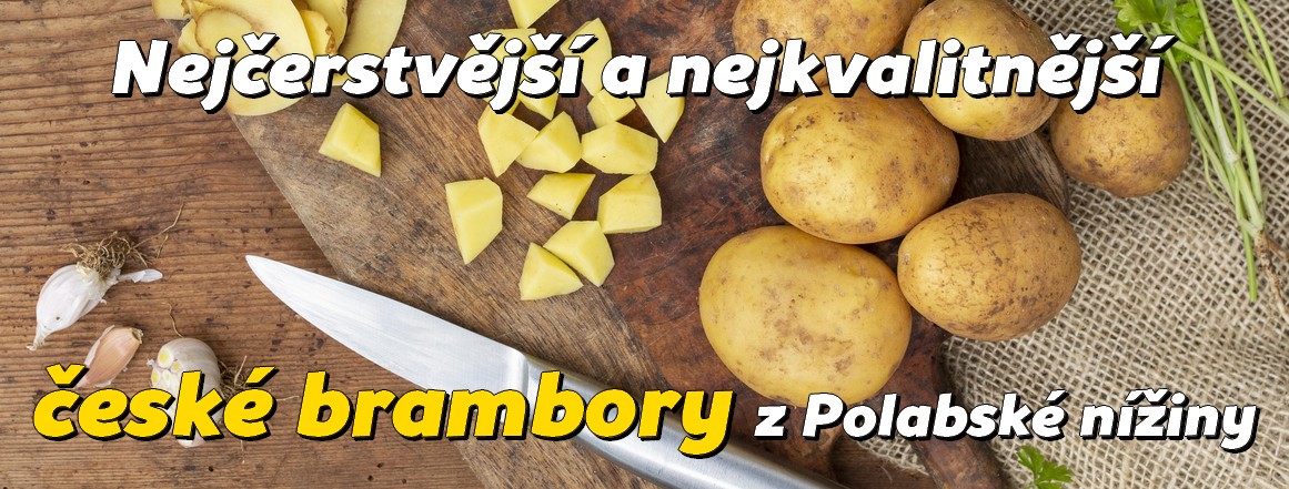 Brambory konzumní pozdní - varný typ A přílohové - pytel 25kg
