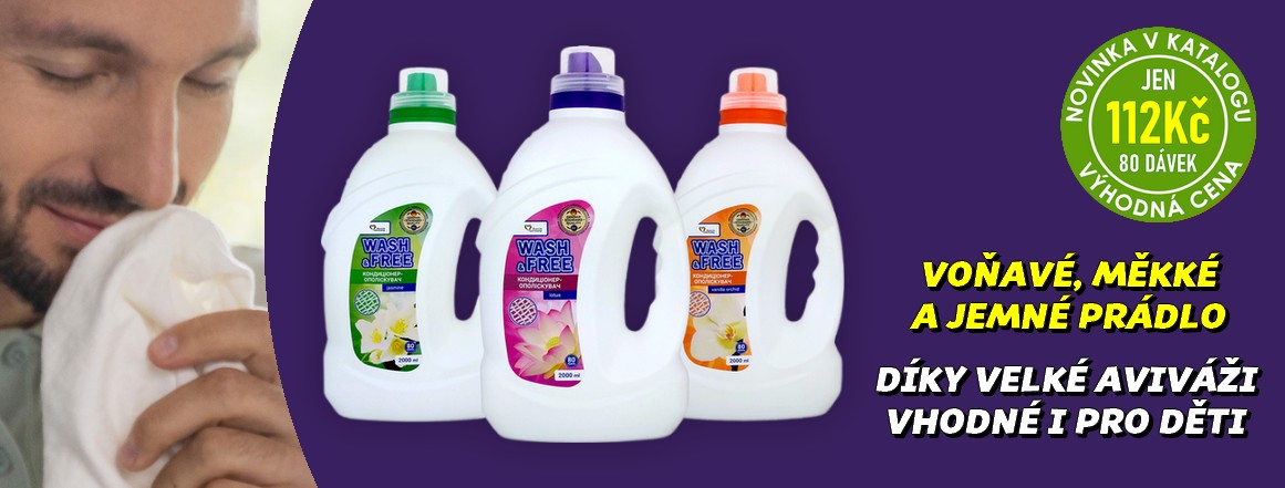 NOVINKA - WASH&FREE Aviváž 2L (80dávek)