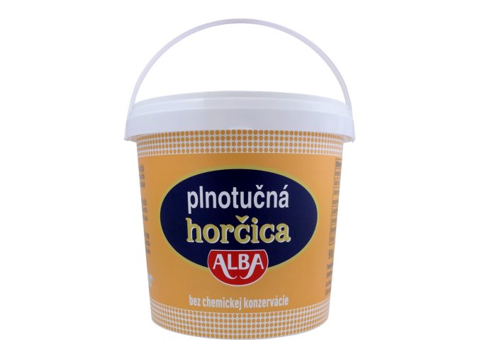 alba plnotucna horcice kbelik 950g ucho