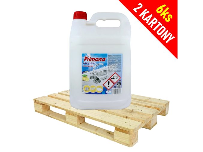 primona tekuty pisek 5l lemon 2 kartony 6ks